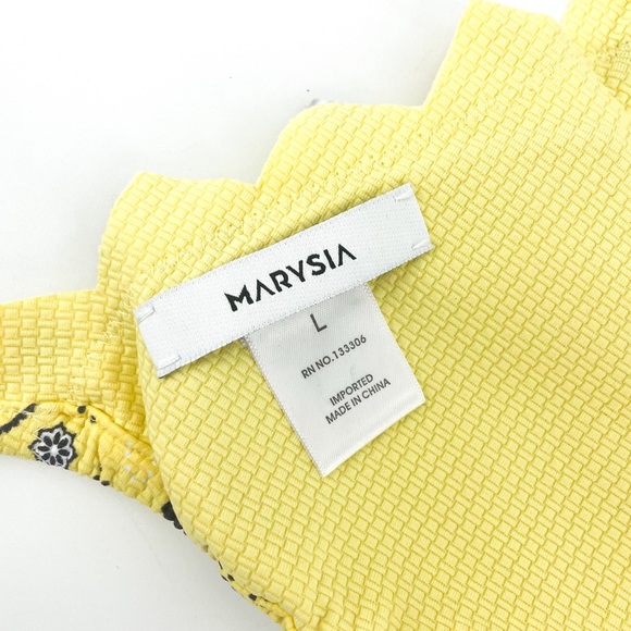 ❌SOLD❌MARYSIA Swim Broadway Honolulu Triangle Bikini Top Sz L - Picture 5 of 8